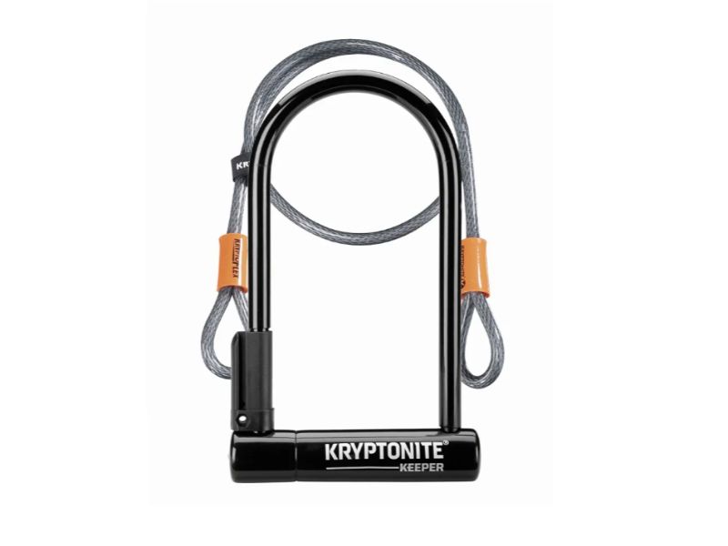 KRYPTONITE KEEPER12 STD SHACKLE LOCK WITH 4 FOOT CABLE