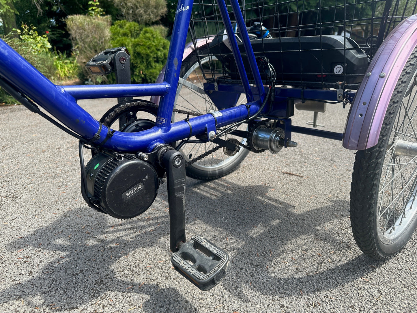 Trike Pashley Ebike Bafang kit conversion