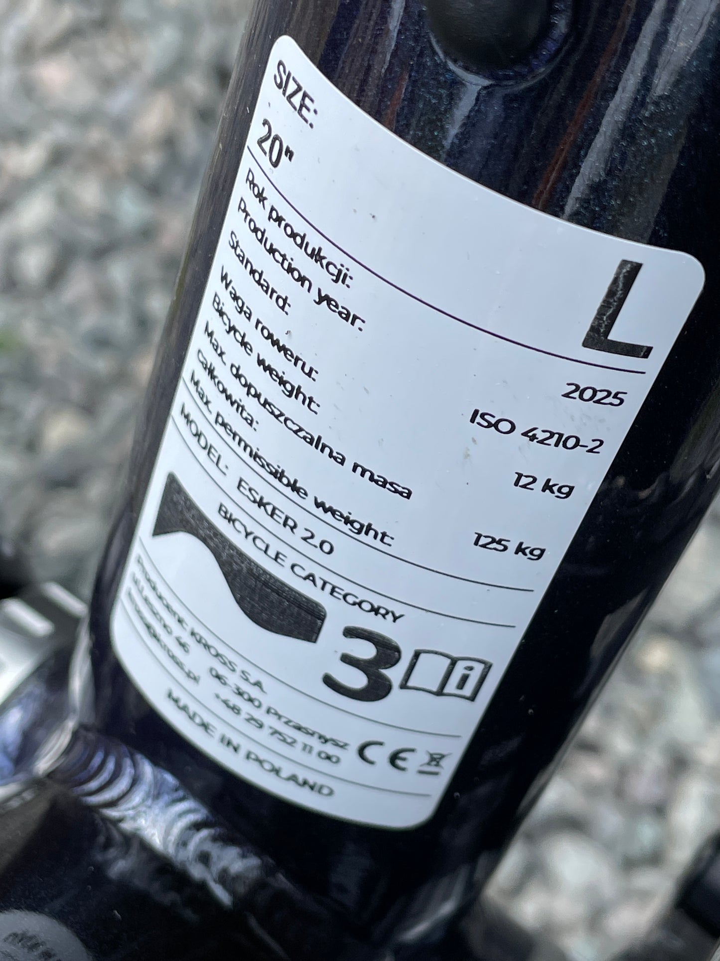 Kross Esker 2.0 Gravel Bike Dark Purple Large - Valecycles
