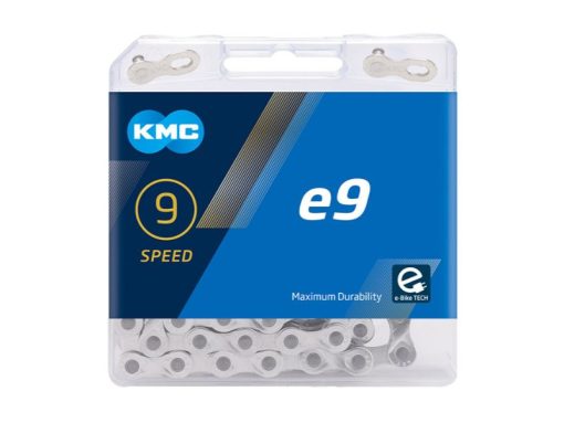 KMC E9 9 SPEED SILVER 136L CHAIN - Valecycles