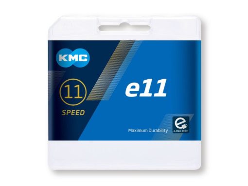 KMC E11 11 SPEED SILVER CHAIN 122L