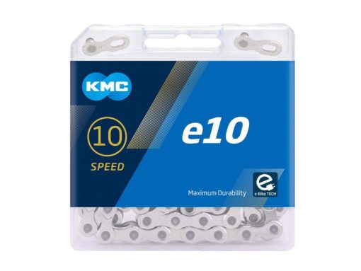 KMC E10 EPT 10 SPEED SILVER 122L CHAIN - Valecycles