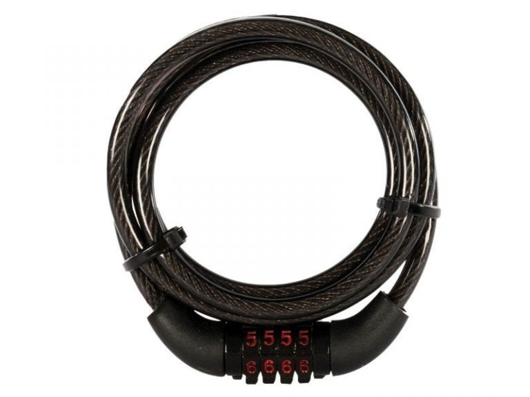 OXFORD 1500mm x 6mm COMBINATION LOCK BLACK