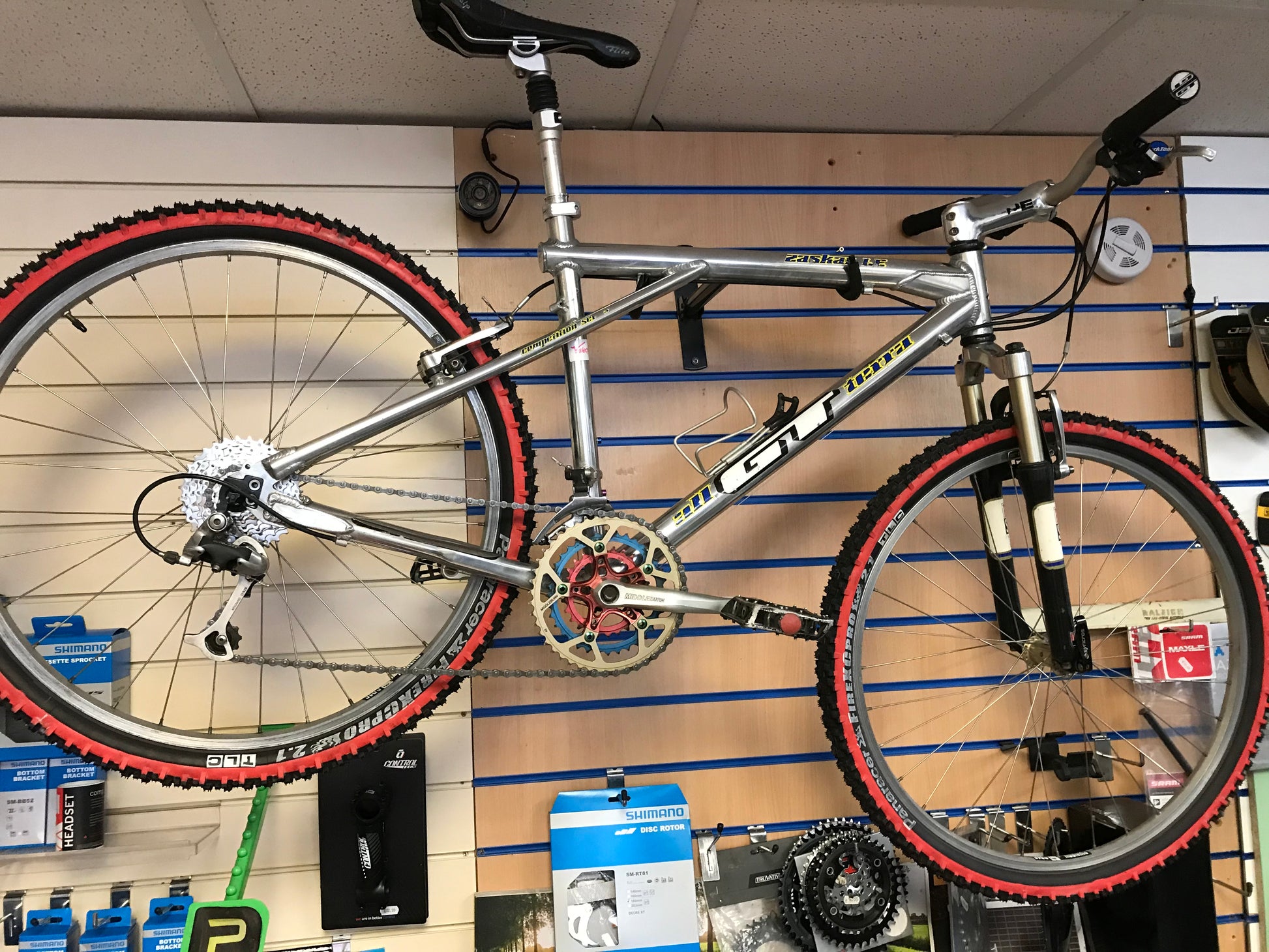 GT Zaskar 94 LE 18inch frame Middleburn parts - Valecycles