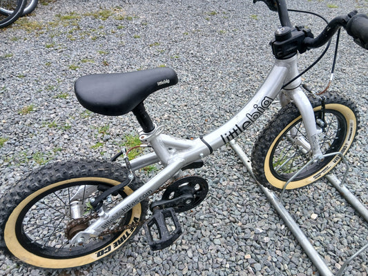 Little Bike bikes Silver Aluminium Balance cycle with pedal kit - Valecycles