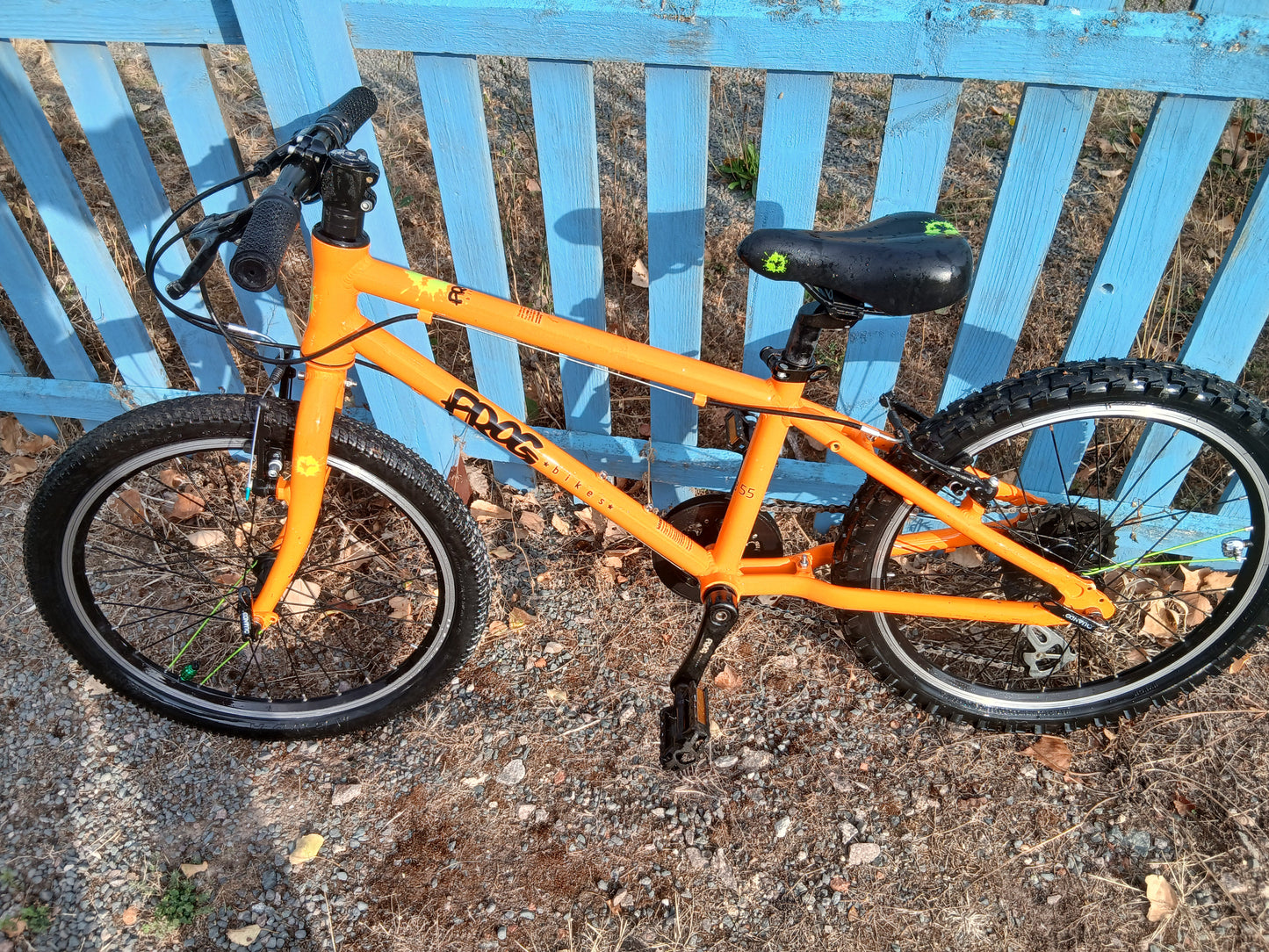Orange Frog 55 20inch wheels alloy frame