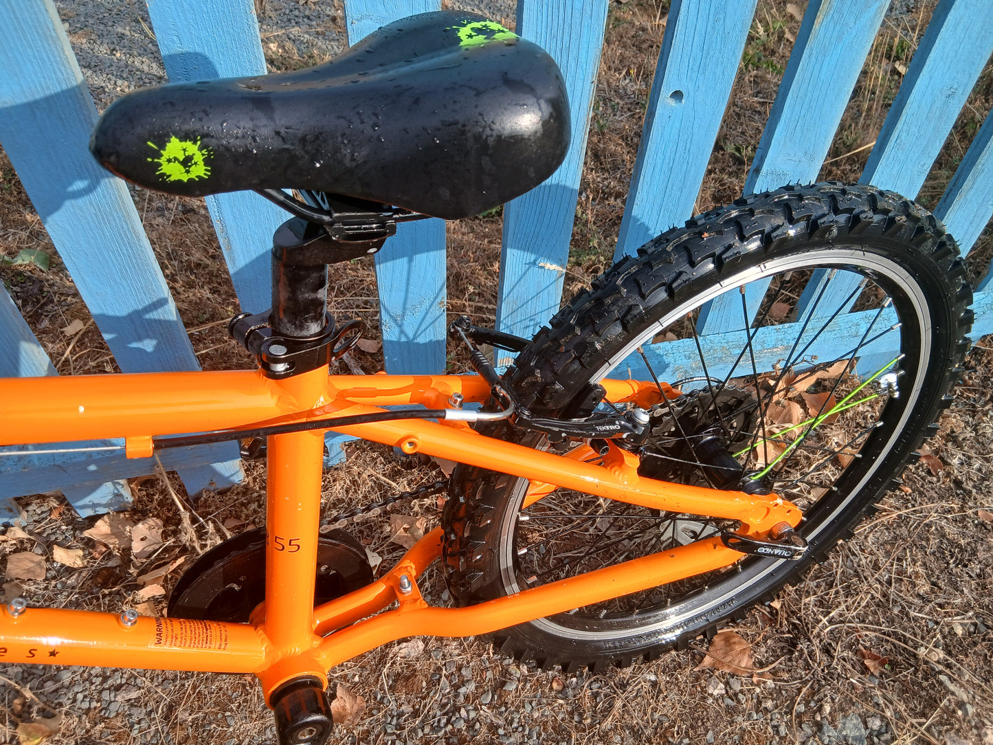 Orange Frog 55 20inch wheels alloy frame