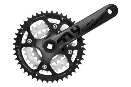 Sunrace FCM914 22/32/44T x 175mm Chainset (Detachable Rings)
