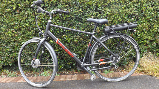 Raleigh Array Black Ebike 19inch frame