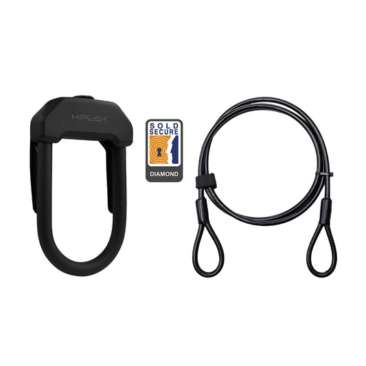 Hiplok DXP D-Lock & 2m Cable