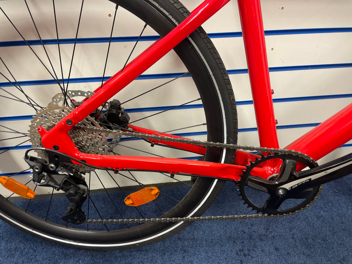 NEW - BMC Hrbrid / Gravel Alpen Challenge AL Red 58 Large (To Clear)