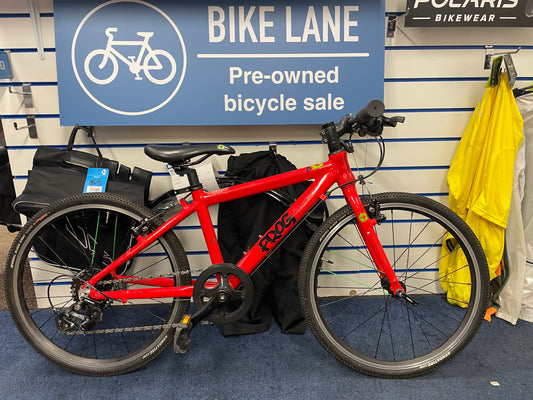 Frog 58 Red 20inch wheels.