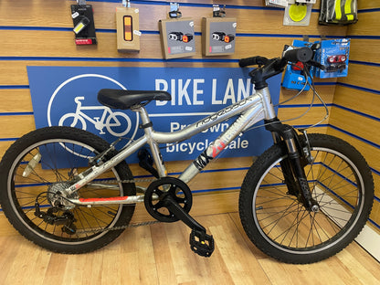 Ridgeback MX20 Silver mountain bike 20inch wheels