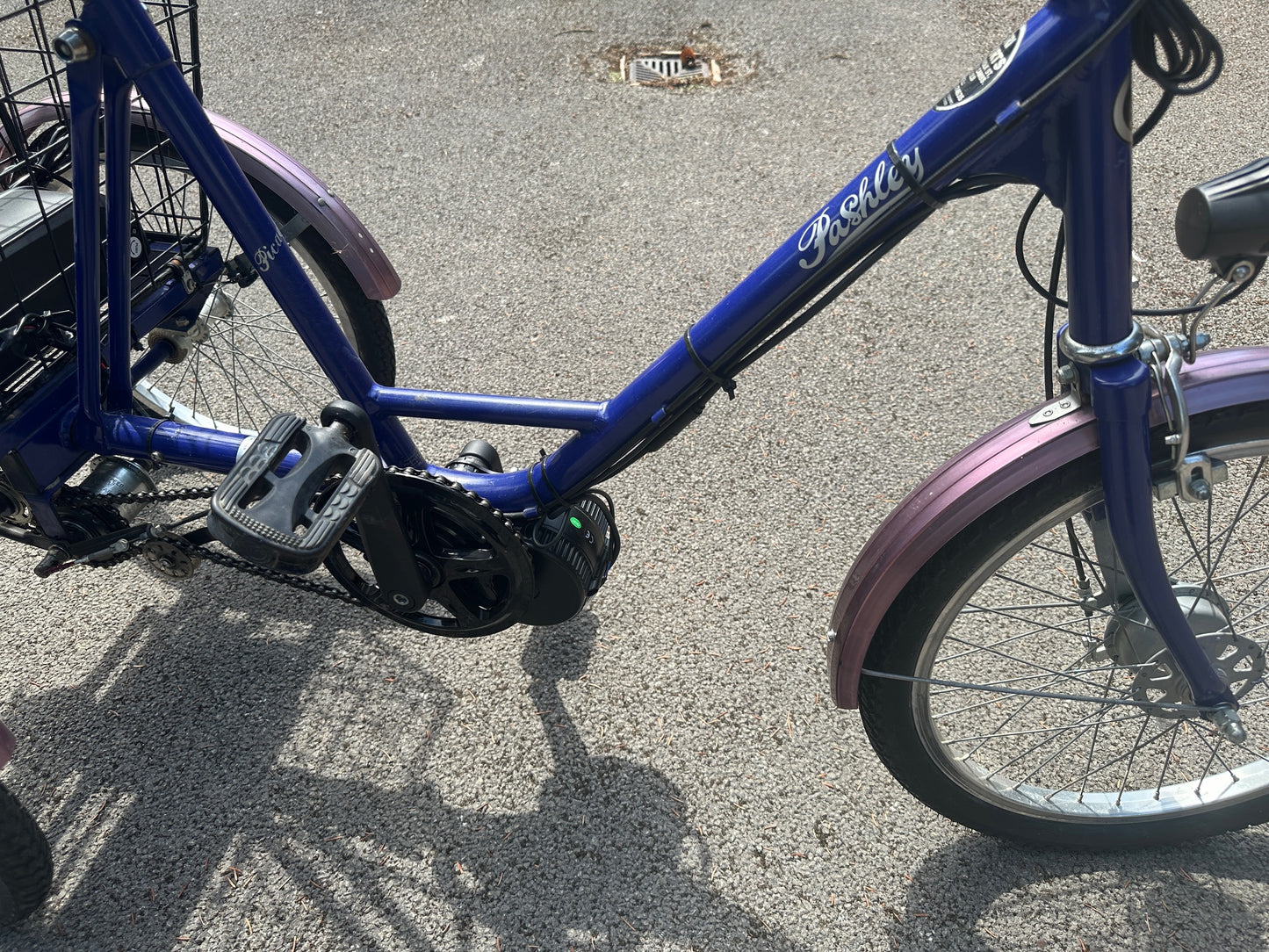 Trike Pashley Ebike Bafang kit conversion