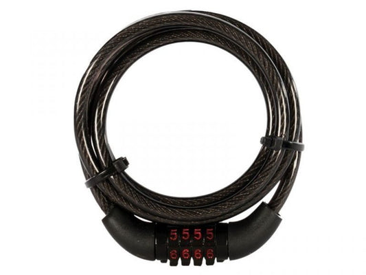 OXFORD 1500mm x 6mm COMBINATION LOCK BLACK