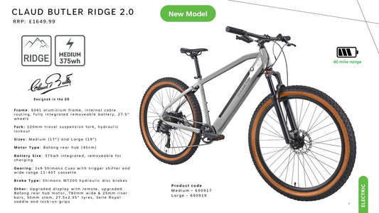 Claud Butler Ridge 2.0 Ebike