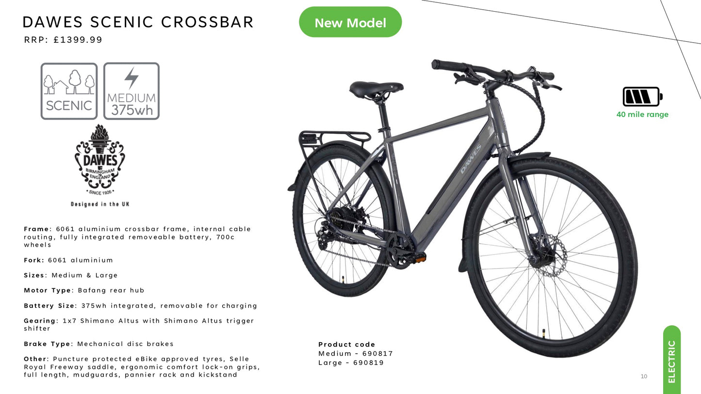 DAWES SCENIC CROSSBAR Ebike