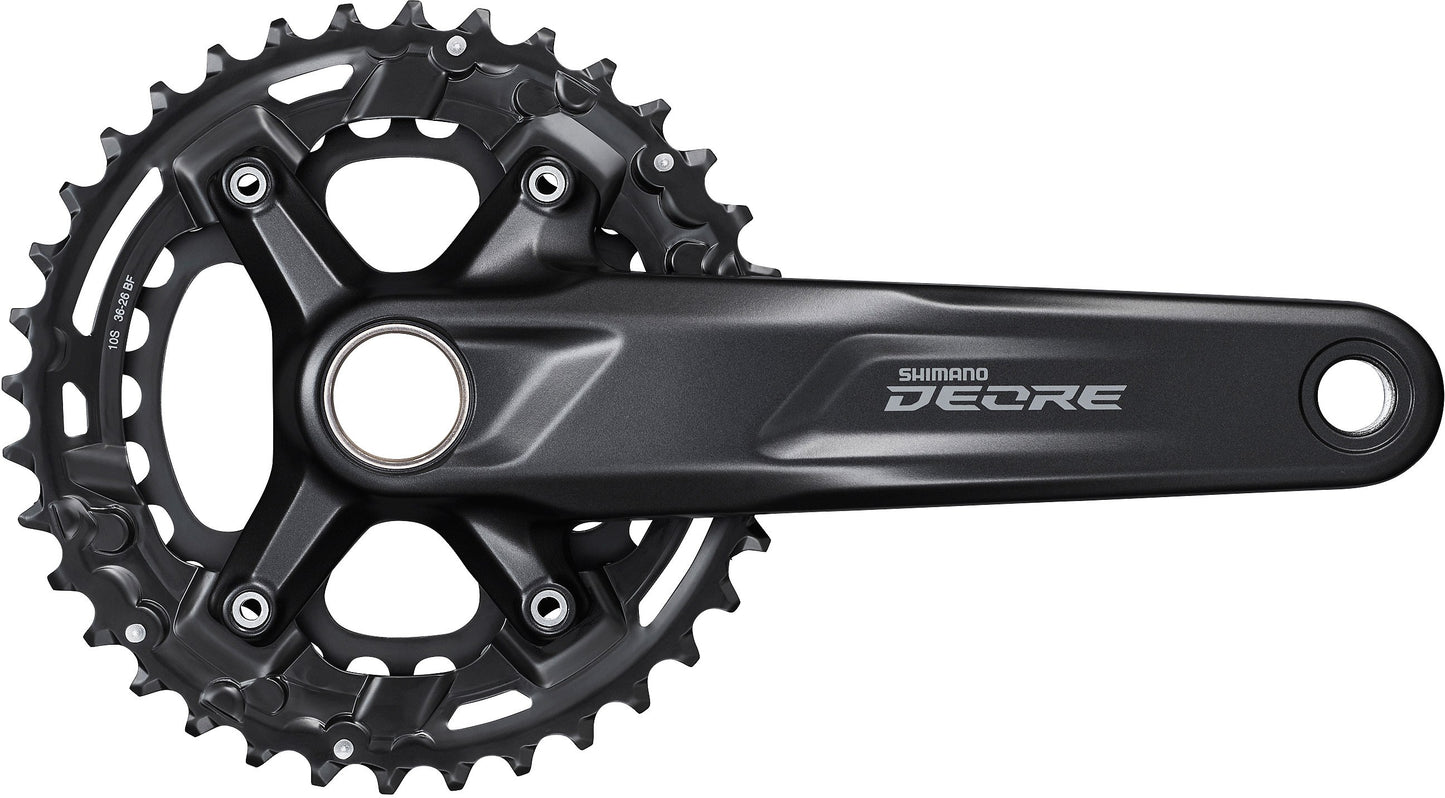 FC-M5100 Deore chainset, 11-speed, 51.8 mm Boost chainline, 36/26T