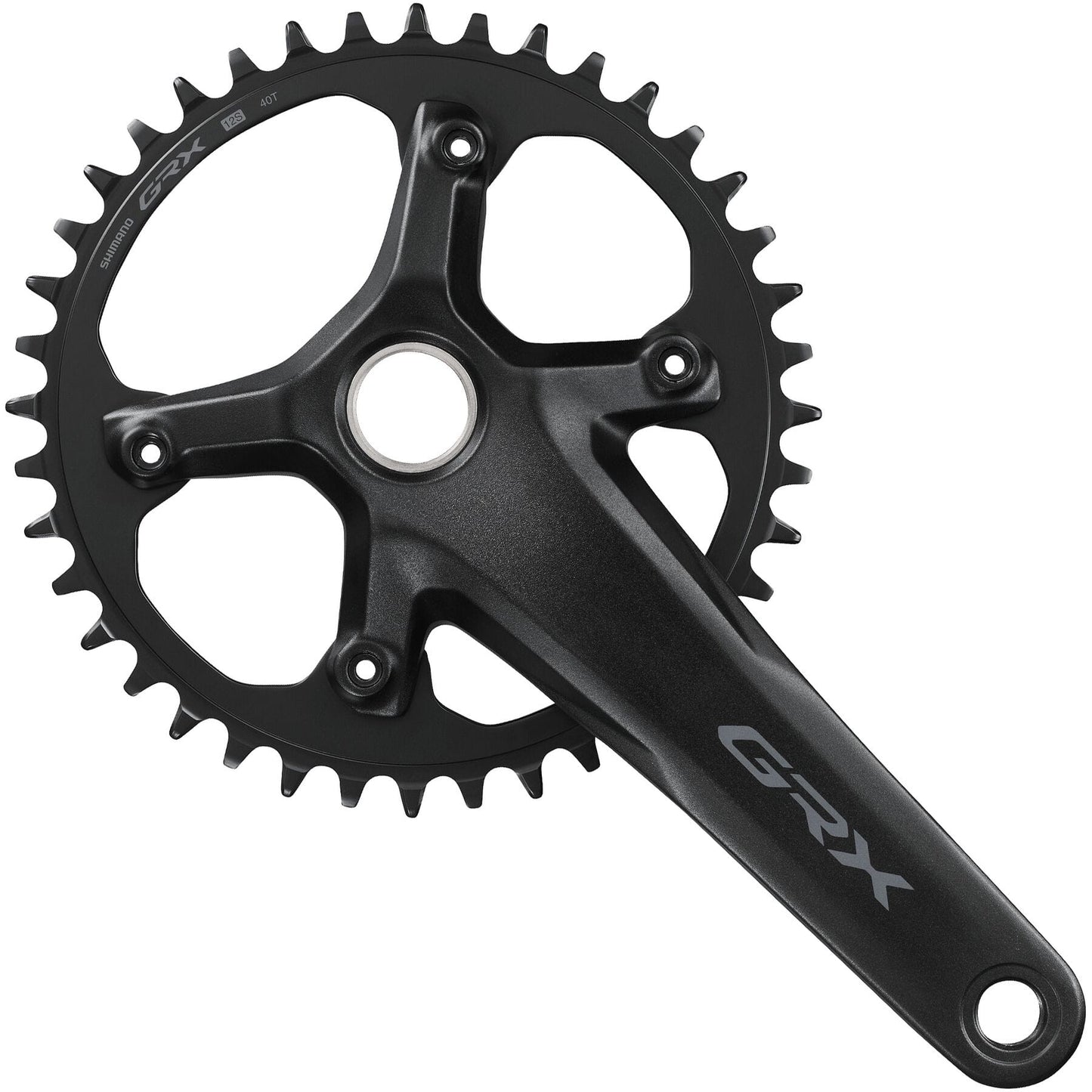 FC-RX610 GRX chainset 40T, single, 12-speed, 2 piece design, 170 mm