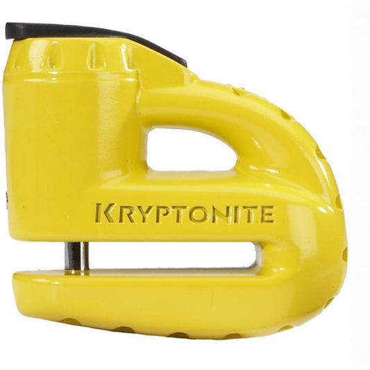 Keeper 5-S Disc Lock - with Reminder Cable - Yellow
