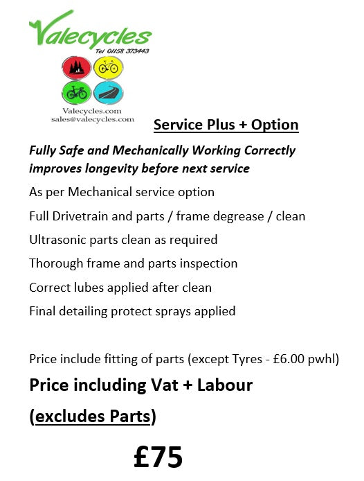 Service Plus Option (Full Clean and Degrease)